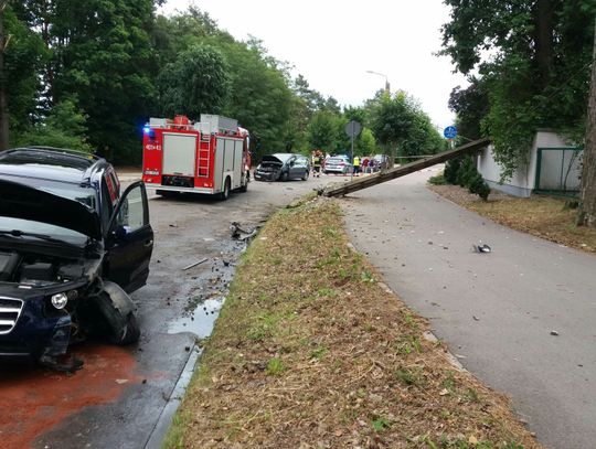 Wypadek na ulicy Turystycznej 