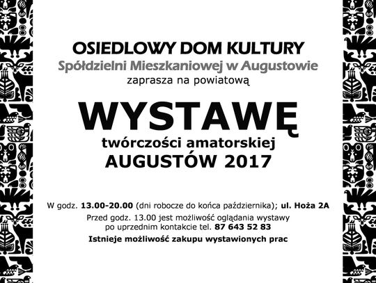 Zapraszamy na wystawę 