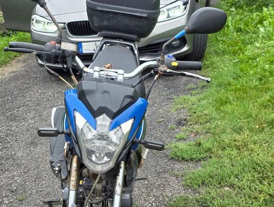 Zatrzymany nietrzeźwy motorowerzysta