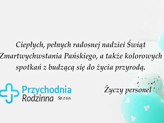 Życzenia od Przychodni Rodzinnej w Augustowie