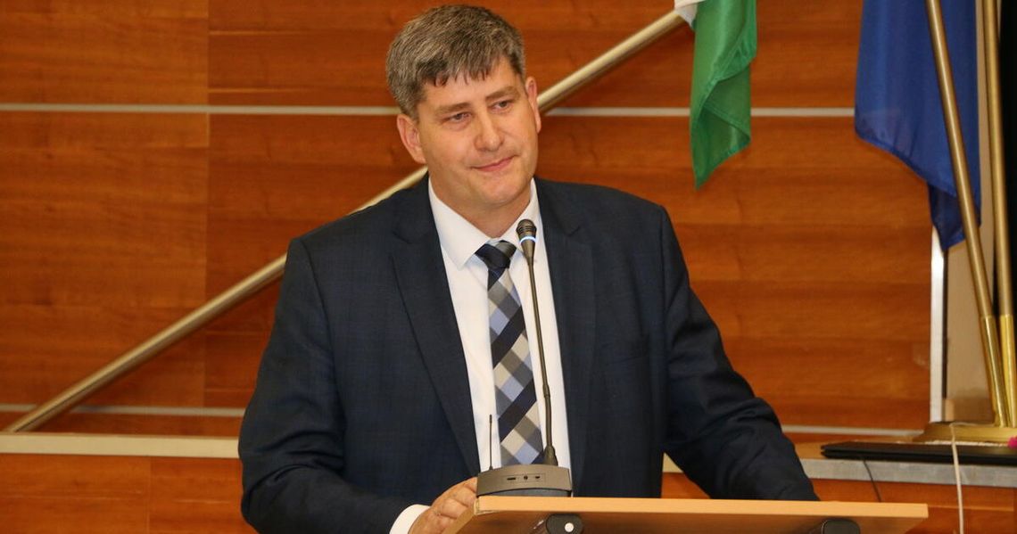Na zdjęciu: starosta Piotr Rusiecki.