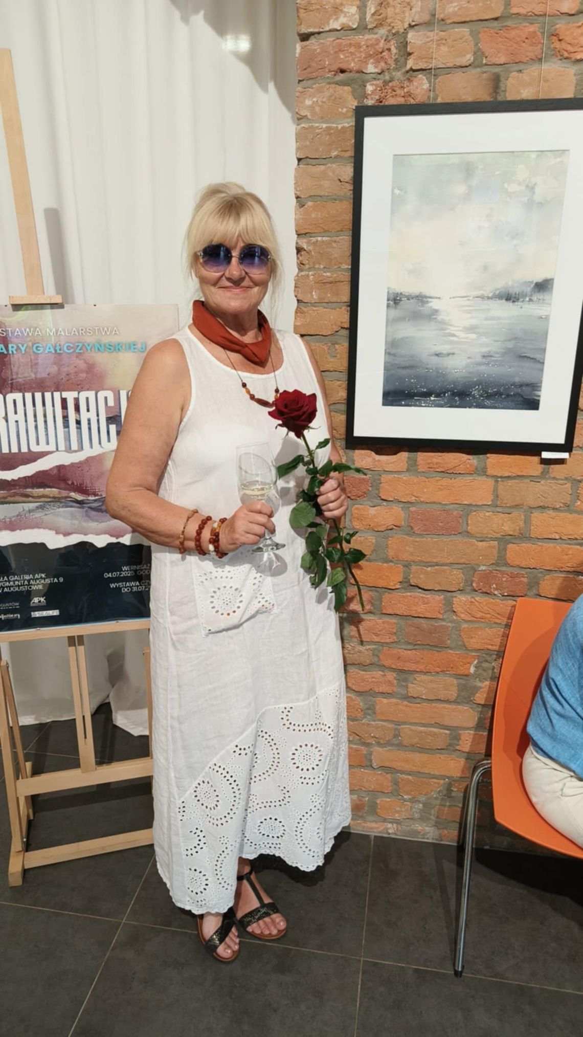 Barbara Gałczyńska i magia akwareli – wystawa „Grawitacja” w Augustowie