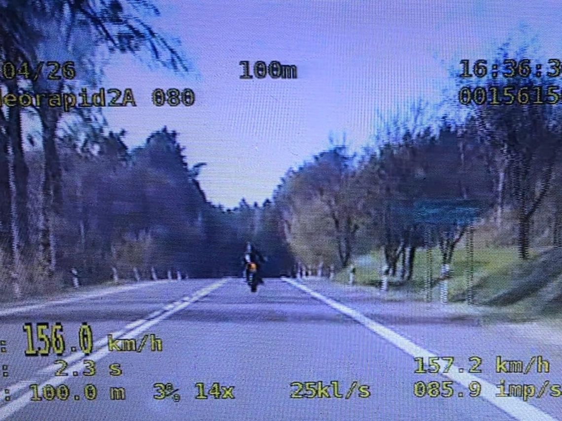 Brawurowa jazda zakończona wysokimi mandatami i punktami karnymi