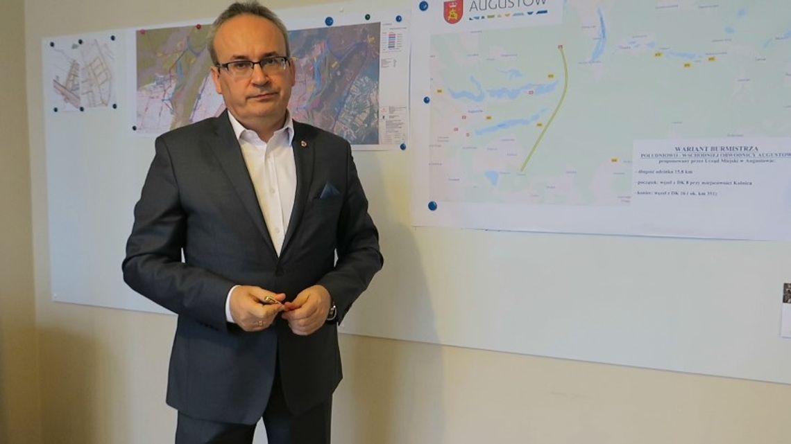 Burmistrz o tzw. kolejnej obwodnicy Augustowa (video/ audio)