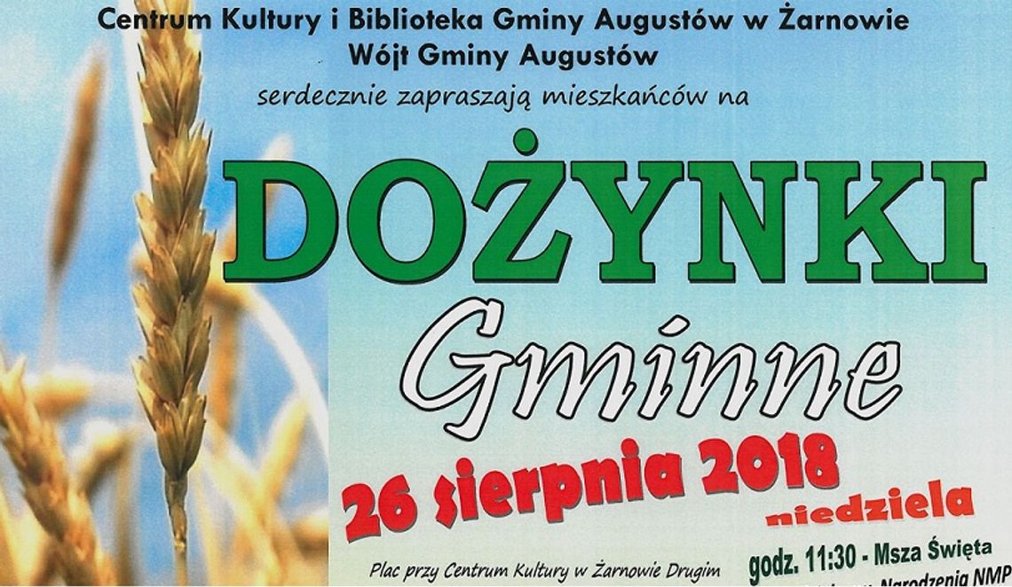 Dożynki 2018 w Żarnowie 