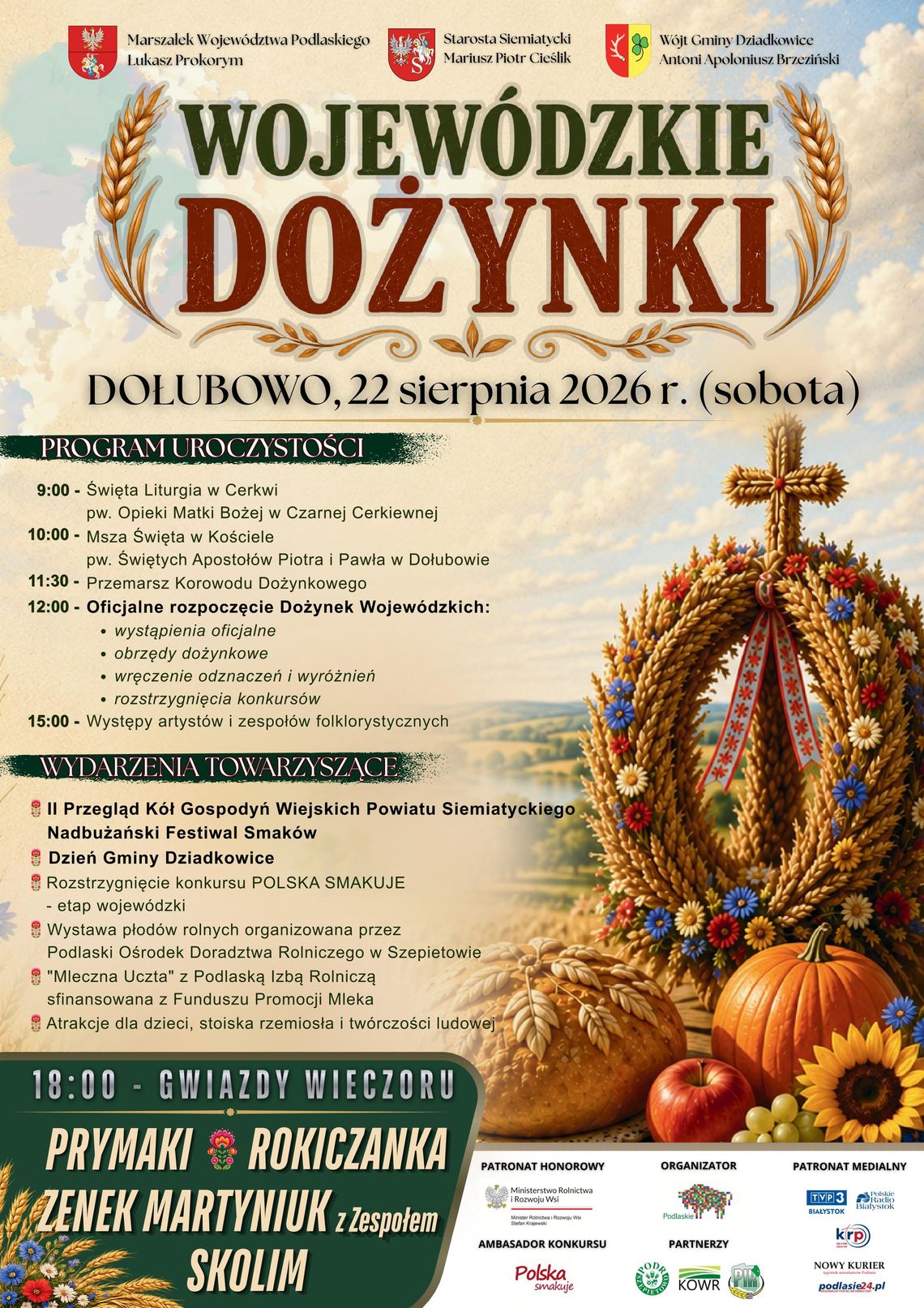 Dożynki Wojewódzkie w Dołubowie