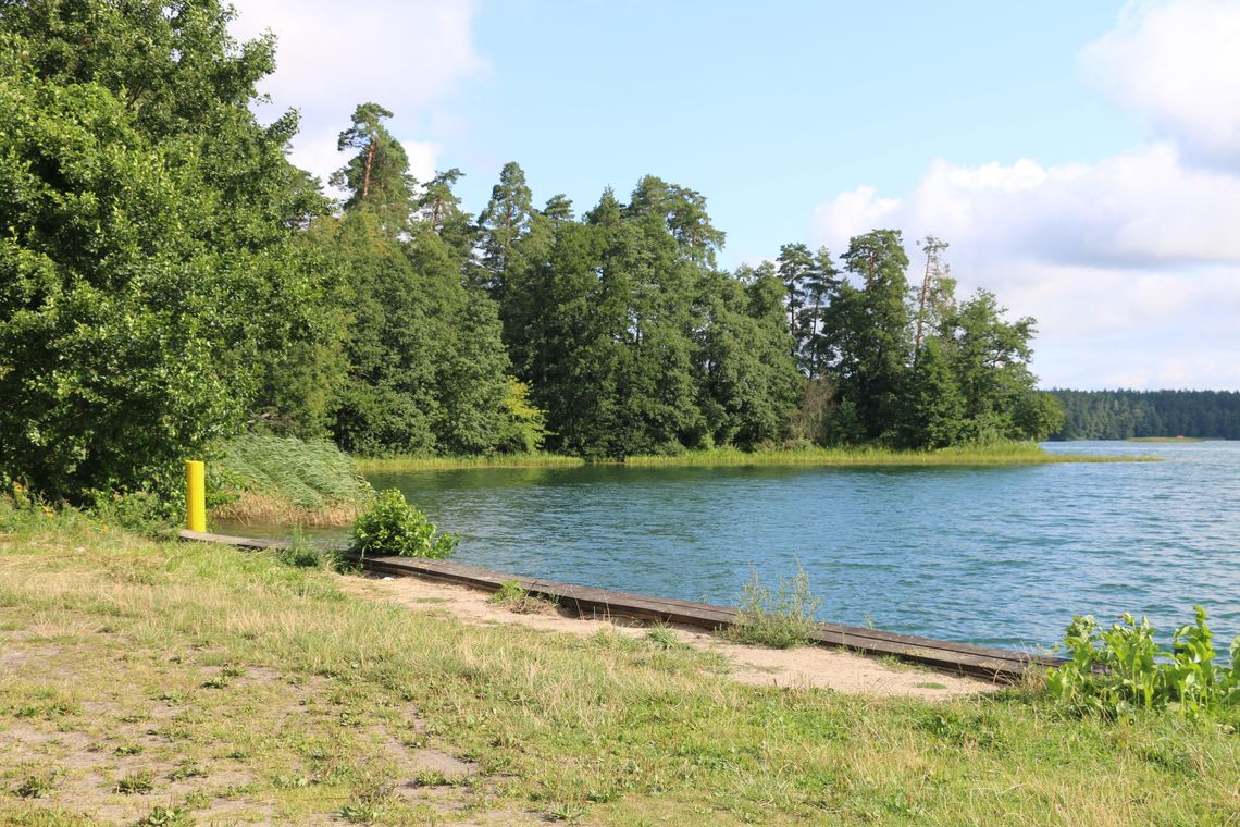 Droga do slipu "Pompa" nad jeziorem Białym już dostępna!