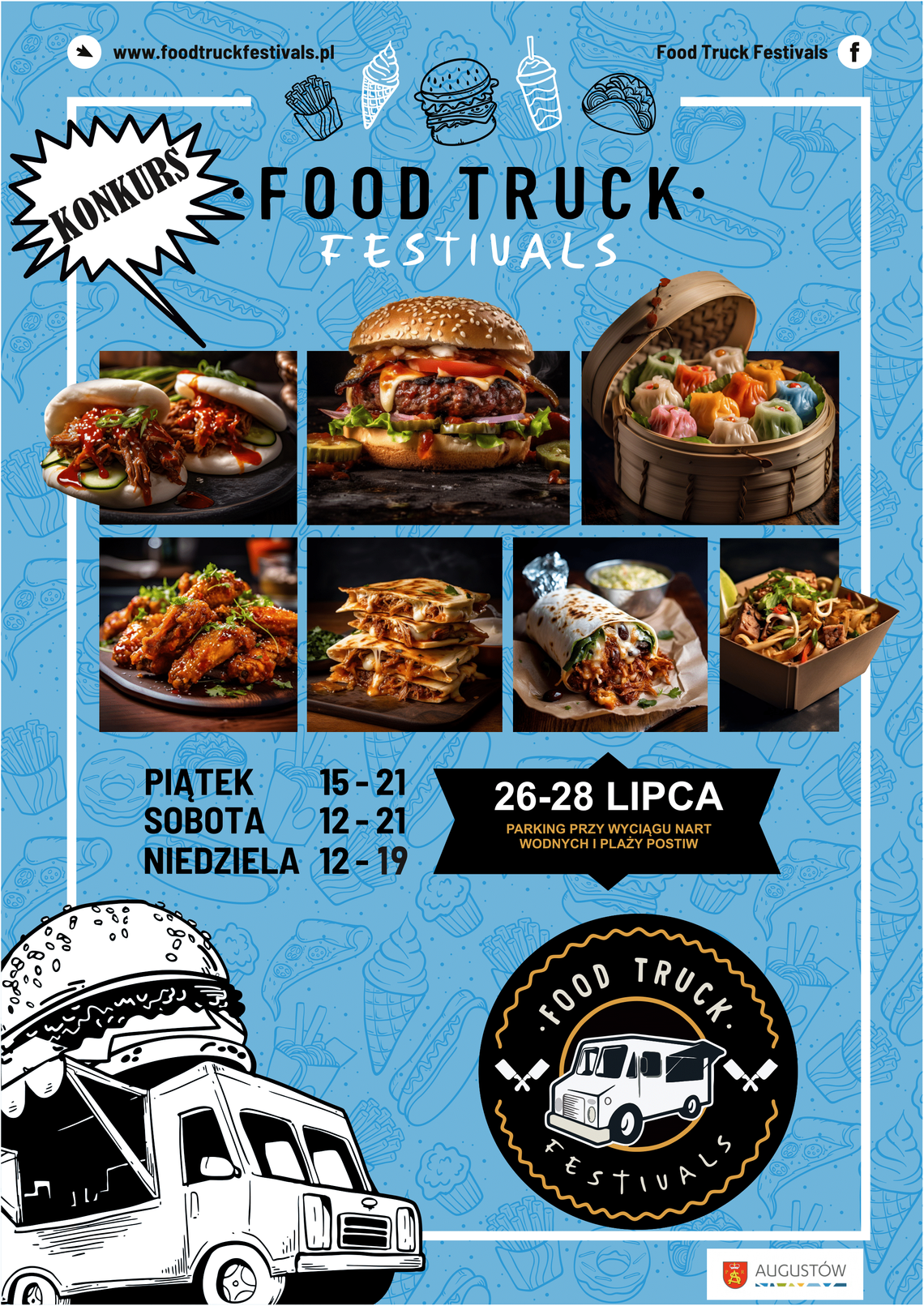 Food Truck Festivals®︎ - Twój przepis na pyszny weekend w Augustowie!