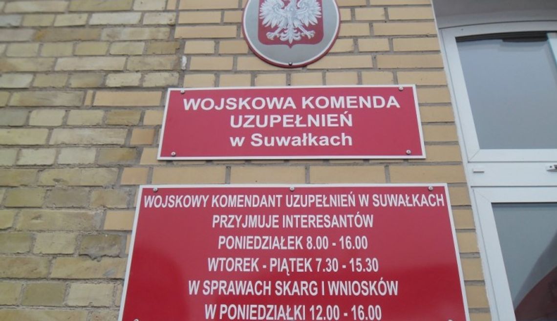 Funkcjonowanie Wojskowej Komendy Uzupełnień w Suwałkach w warunkach zagrożenia epidemiologicznego