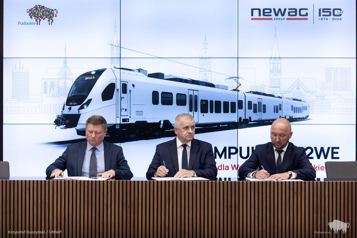 Historyczny zakup dla podlaskiej kolei. Region zyska nowoczesne hybrydowe zespoły trakcyjne Historyczny zakup dla podlaskiej kolei. Region zyska nowoczesne hybrydowe zespoły trakcyjne