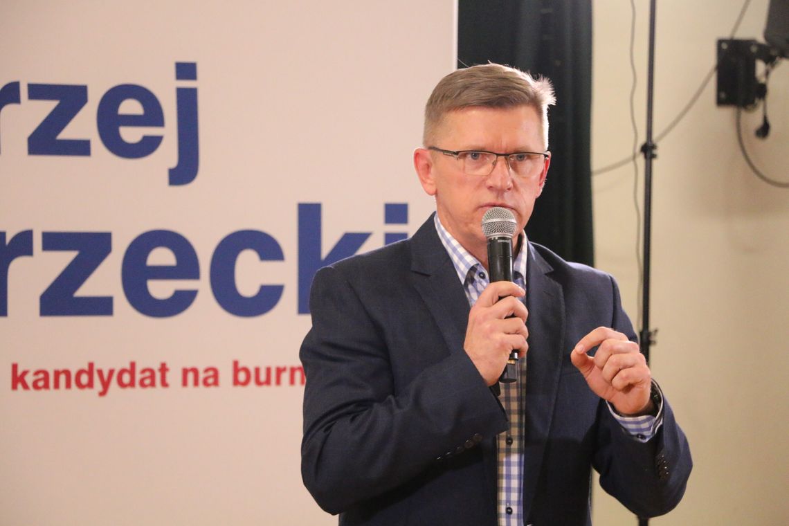 Andrzej Zarzecki, kandydat na urząd burmistrza Augustowa.
