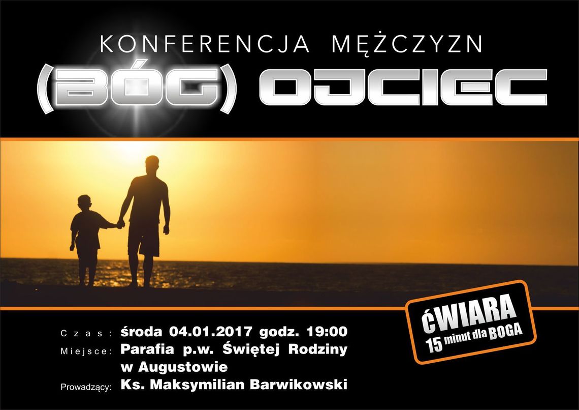 "Konferencja Mężczyzn (Bóg) Ojciec" - zaproszenie