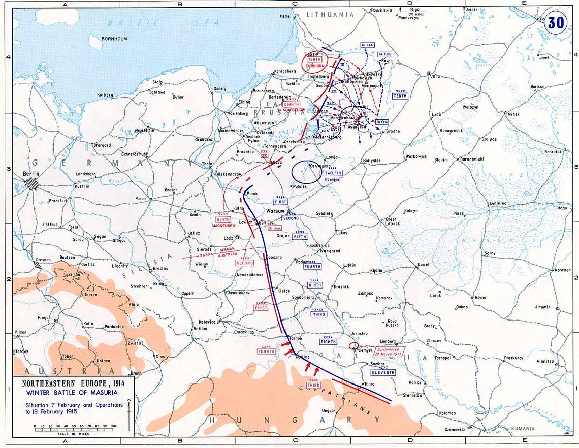 Druga Bitwa Mazurska przypomina nam, że nasze miasto zawsze leżało na styku wielkich imperiów.