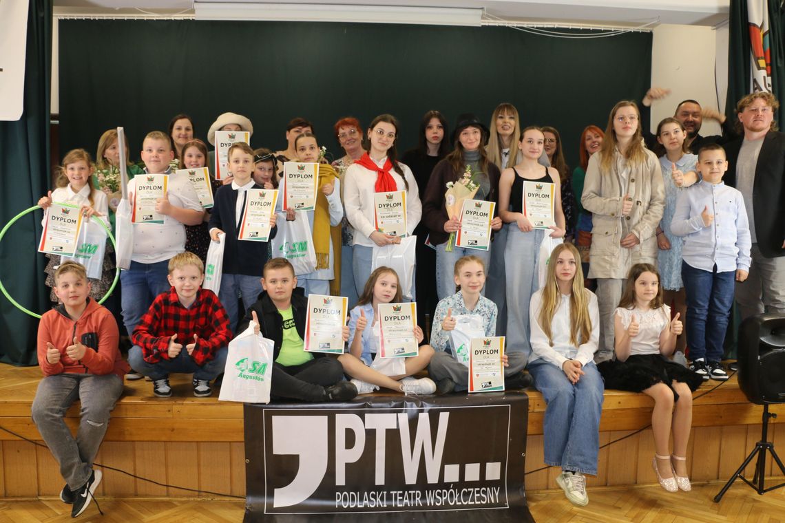 Młodzi aktorzy na scenie – II Edycja Konkursu Młodych Talentów Aktorskich w Augustowie