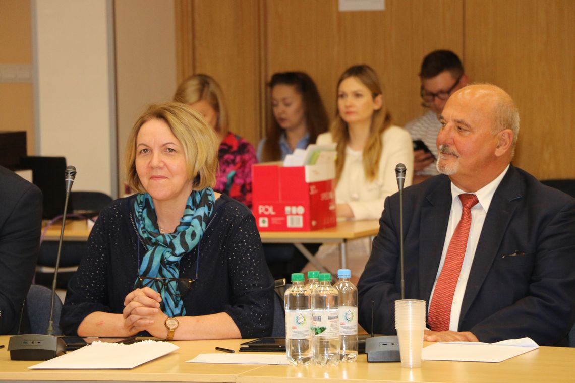 Oddział dwujęzyczny w Augustowie Na pierwszym planie: Wiesława Chrulska.