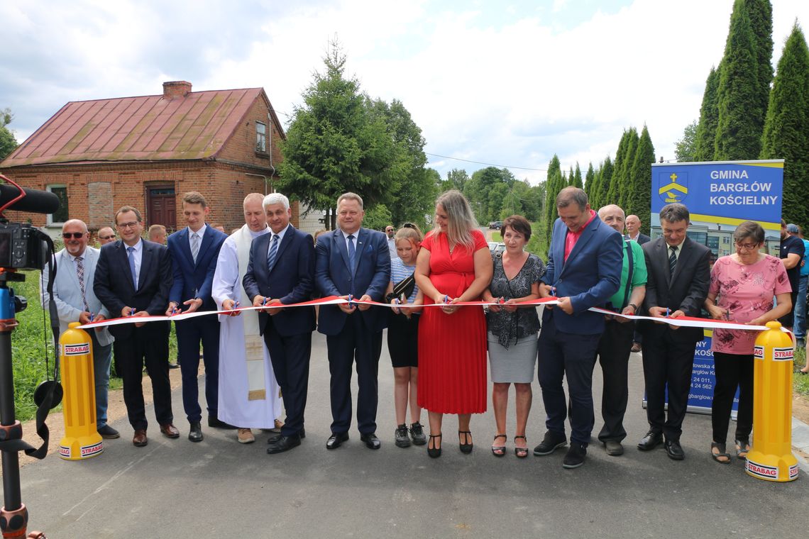 Otwarcie drogi w miejscowości Brzozówka w gminie Bargłów Kościelny