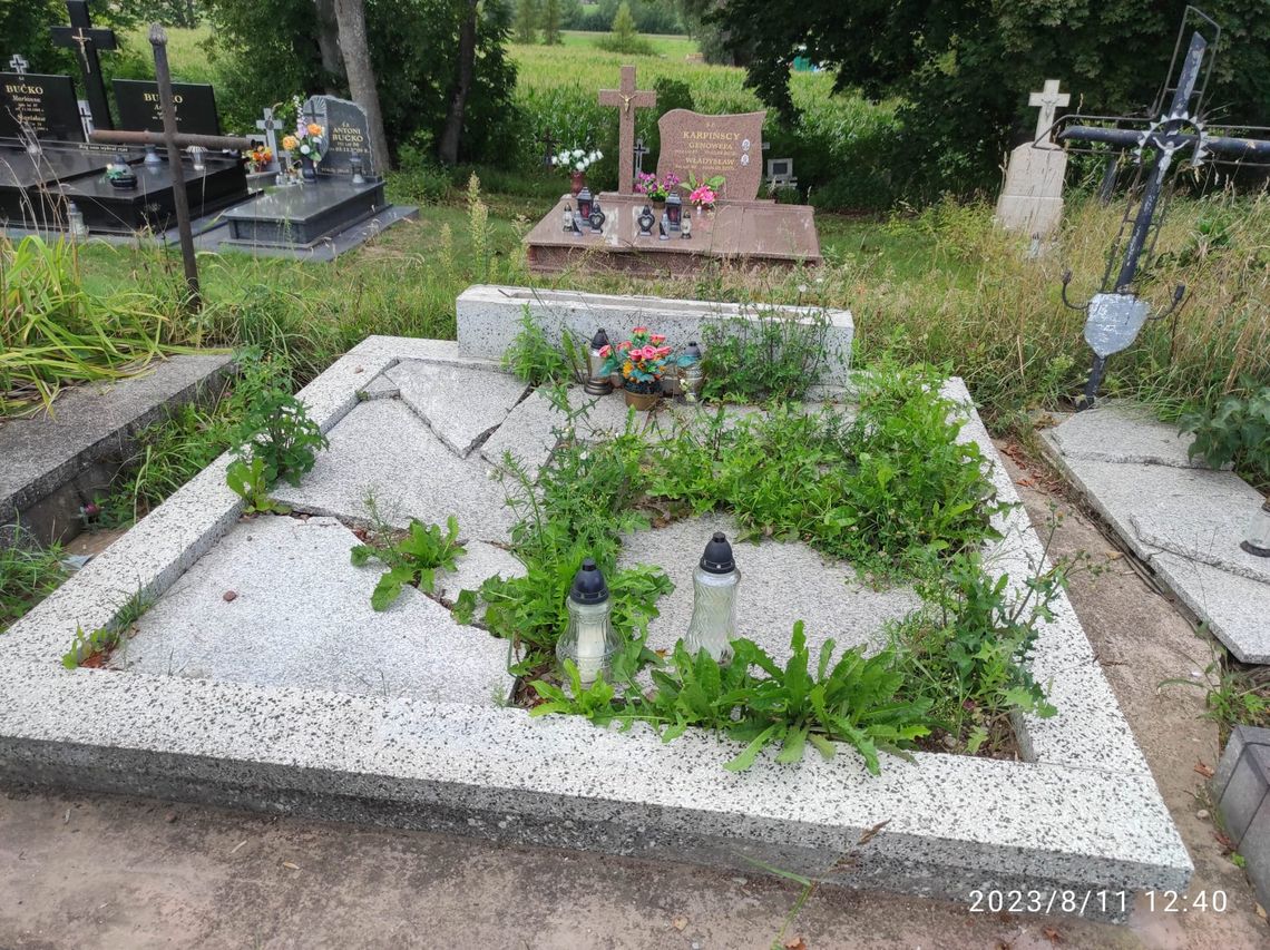 Pamięć o bohaterach narodowych i ich bliskich: zniszczony pomnik Stanisława Skowrońskiego