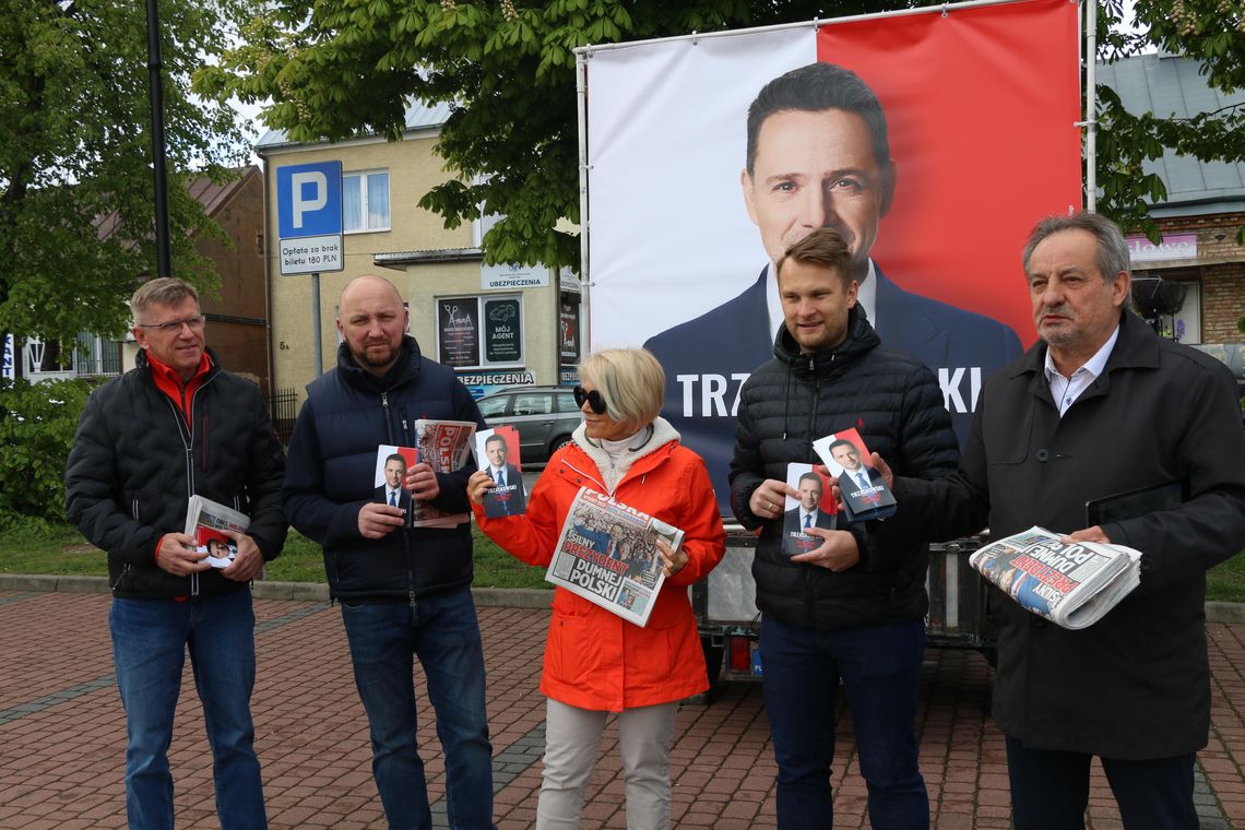 Politycy Koalicji Obywatelskiej zachęcali augustowian do głosowania na Rafała Trzaskowskiego (foto i video)