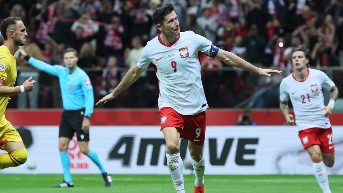 Polska rozbiła Rumunię 6:0. Hat-trick Lewandowskiego na Narodowym