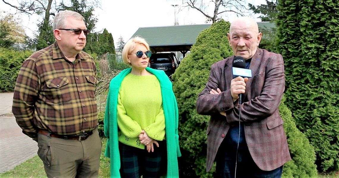 Południowo-wschodnia obwodnica Augustowa. Opinie komitetu protestacyjnego Od lewej: Adam Sieńko, Izabela Piasecka i Tadeusz Jaworski.
