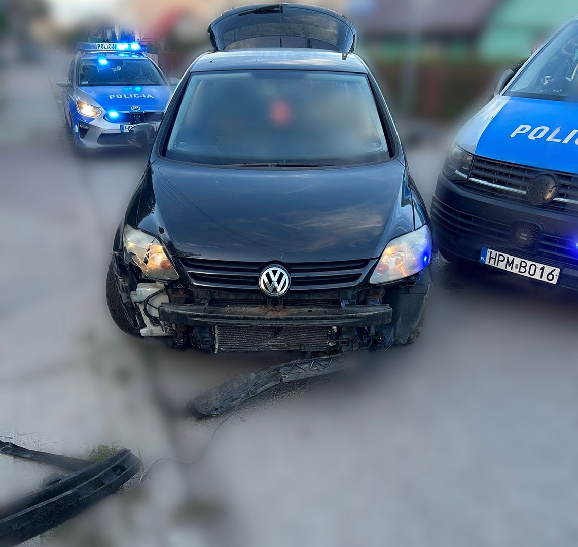 Pościg zakończył się na łyżce ładowacza. 43-latek miał blisko 2 promile i nie miał prawa jazdy Pościg zakończył się na łyżce ładowacza. 43-latek miał blisko 2 promile i nie miał prawa jazdy