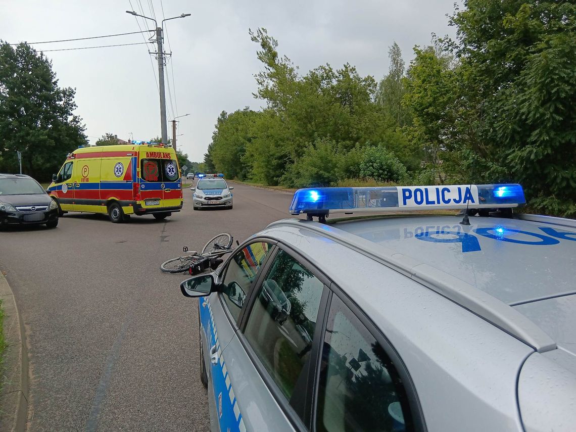 Potrącenie kobiety na ulicy Turystycznej w Augustowie