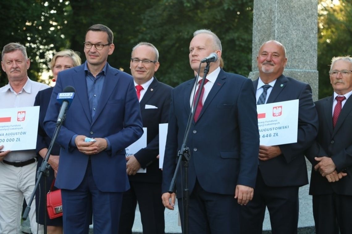 Premier Morawiecki odwiedził Augustów (video)