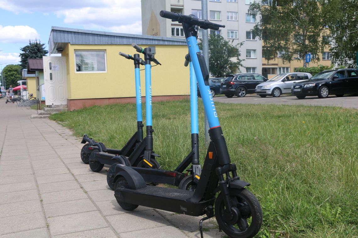 Zdjęcie ilustracyjne: hulajnogi na ulicach Augustowa (Archiwum PP).