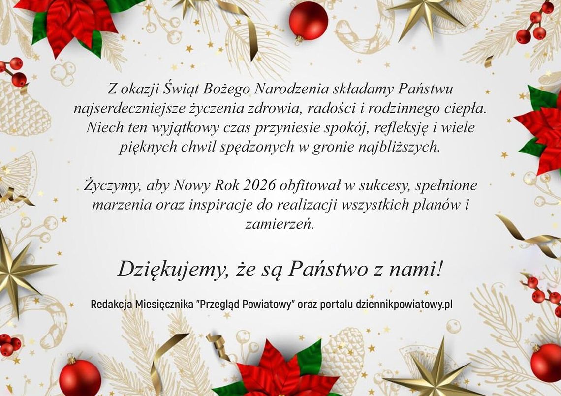 Redakcja „Przeglądu Powiatowego” i dziennikpowiatowy.pl składają życzenia mieszkańcom Augustowa i gmin powiatu augustowskiego