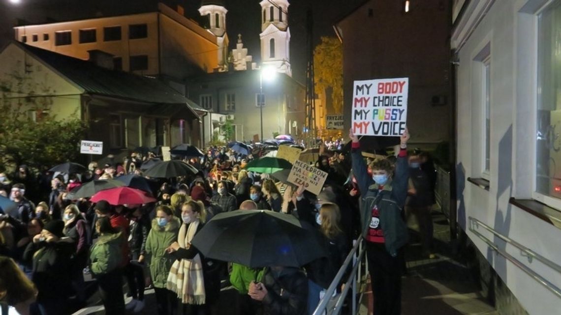 Strajk kobiet w Augustowie 