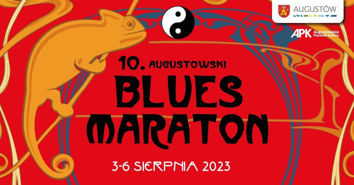 W dniach od 3 do 6 sierpnia 2023r odbędzie się X jubileuszowy Augustowski Blues Maraton.