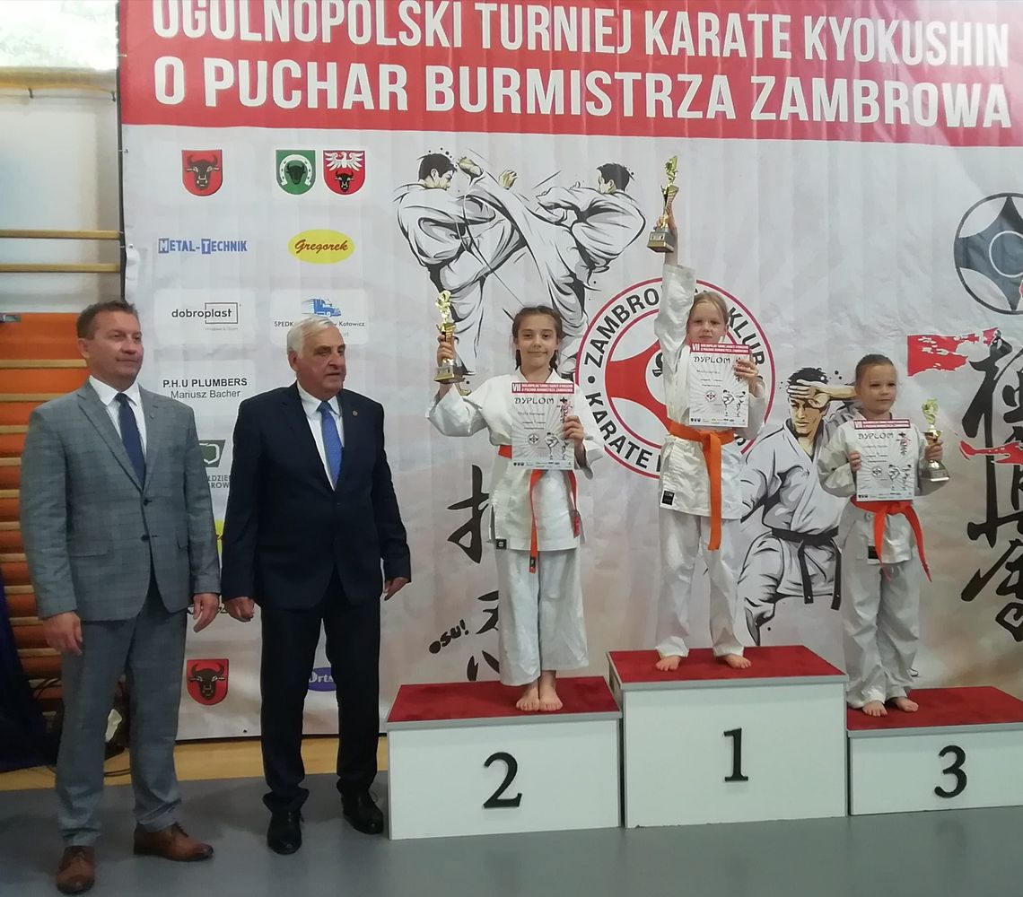 Sukces augustowskich karateków na VII Ogólnopolskim Turnieju Karate Kyokushin o Puchar Burmistrza Zambrowa