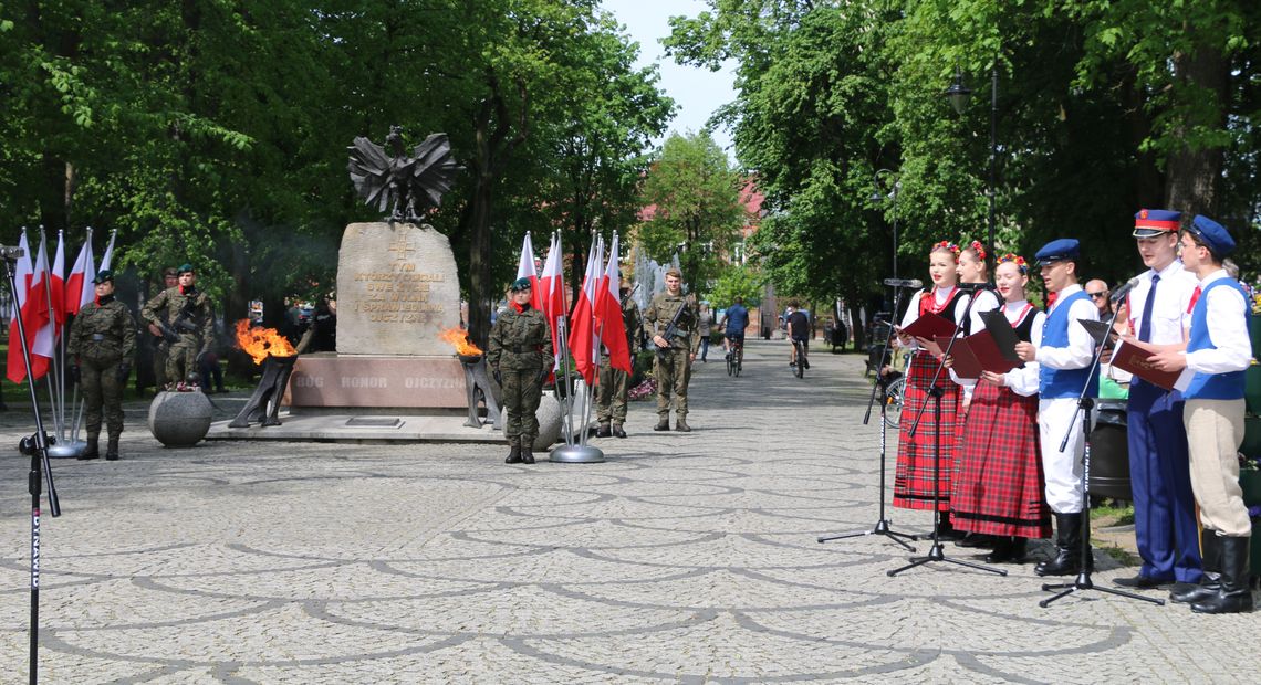 Uroczystość na Rynku Zygmunta Augusta.