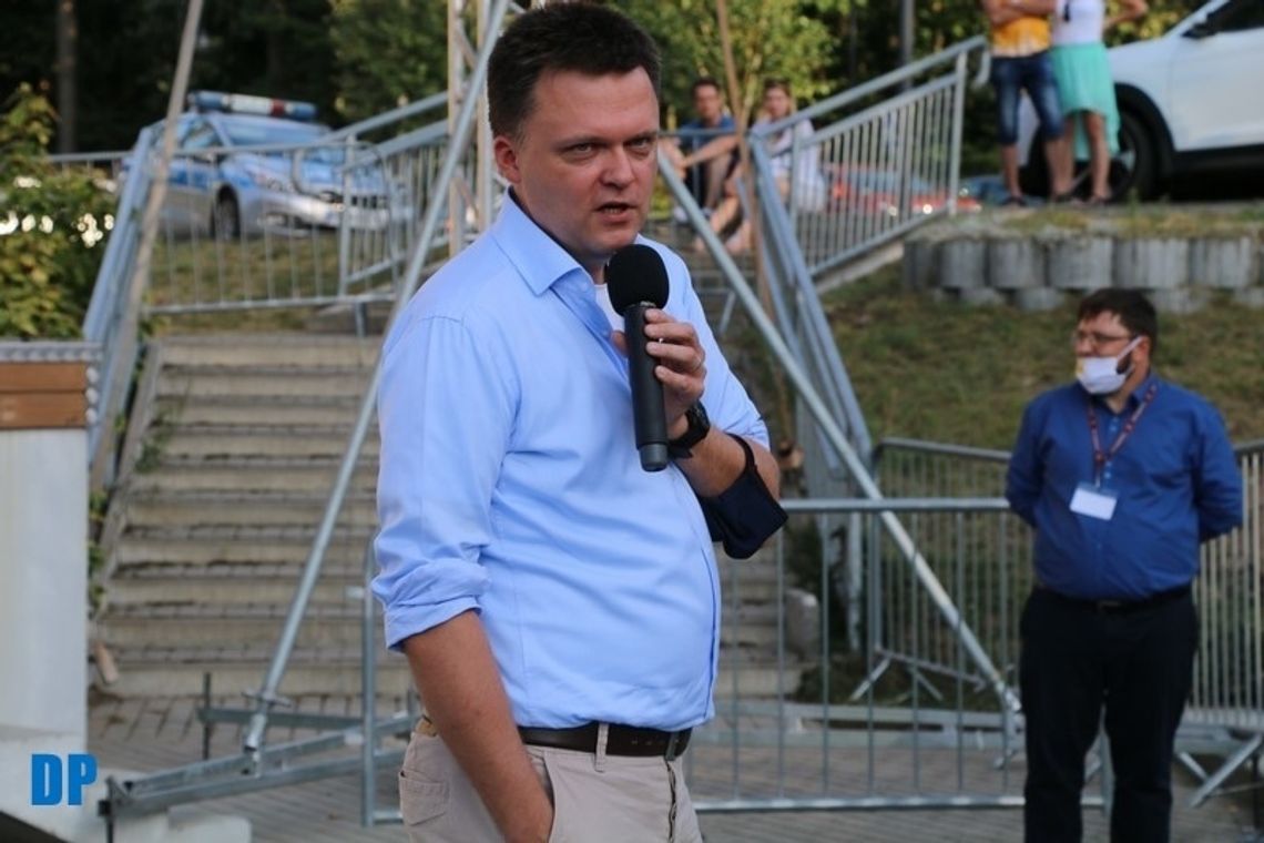 Szymon Hołownia w Augustowie