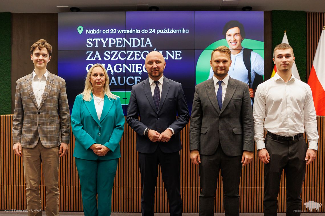 Trwa nabór na stypendia zarządu województwa za szczególne osiągnięcia w nauce