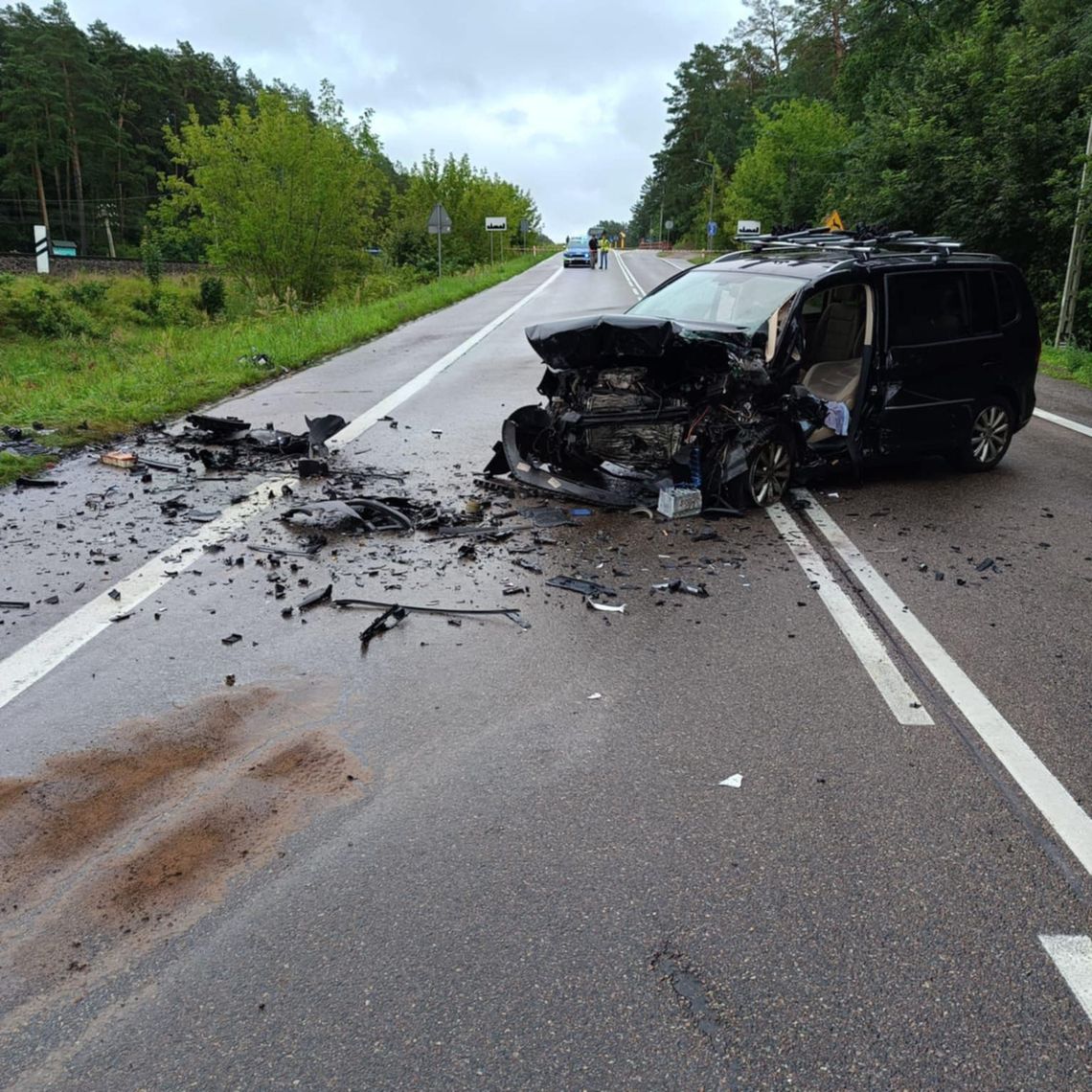 Trzy osoby trafiły do szpitala po wypadku na dawnej "ósemce"