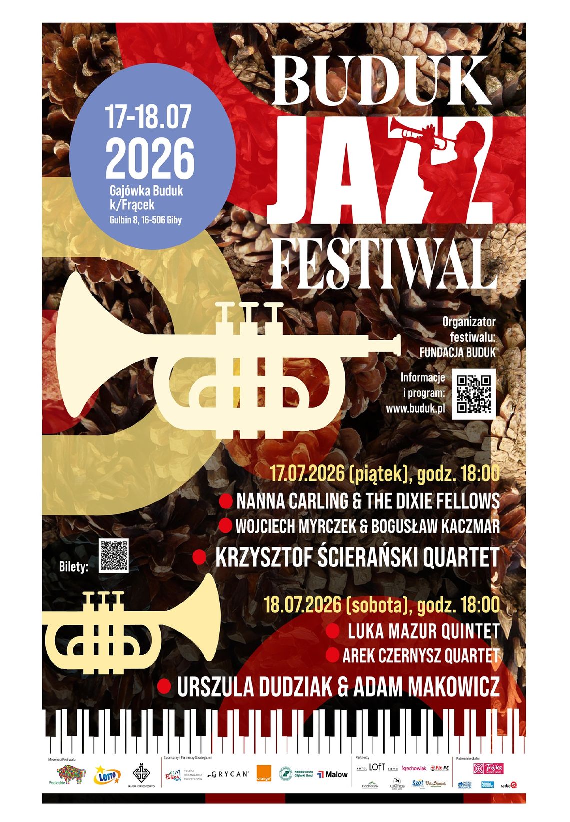 Urszula Dudziak i Adam Makowicz gwiazdami XVI Buduk Jazz Festiwal