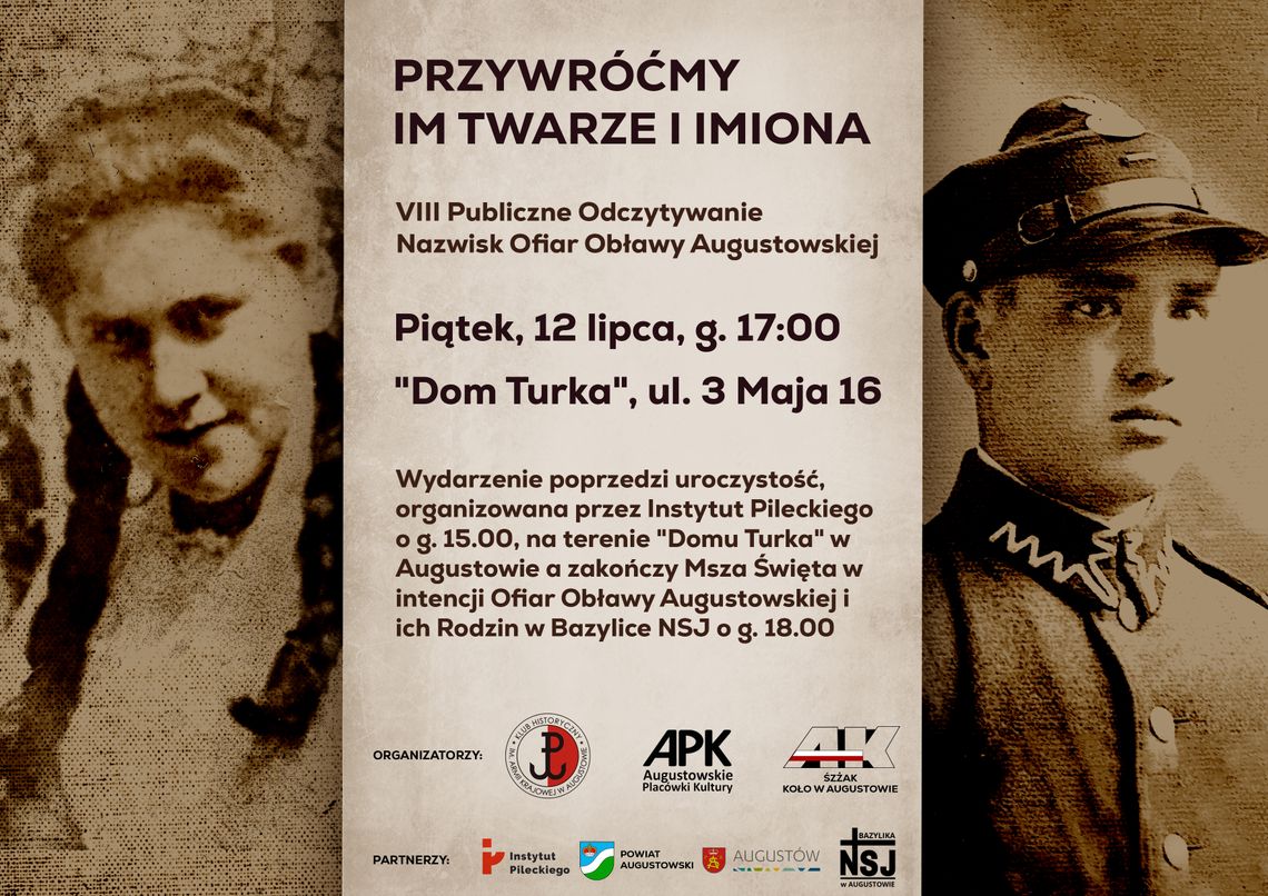 VIII Publiczne Odczytywanie Nazwisk Ofiar Obławy Augustowskiej – „Przywróćmy Im Twarze i Imiona”