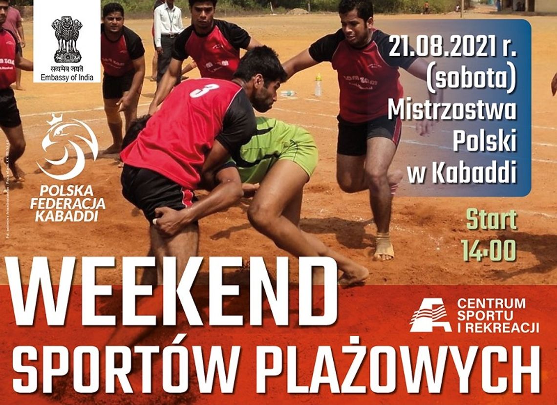 Weekendowy turniej nad Neckiem. Zapraszamy na Mistrzostwa Polski w Kabaddi!