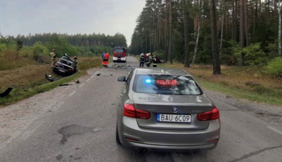 Wypadek na trasie Augustów-Sejny