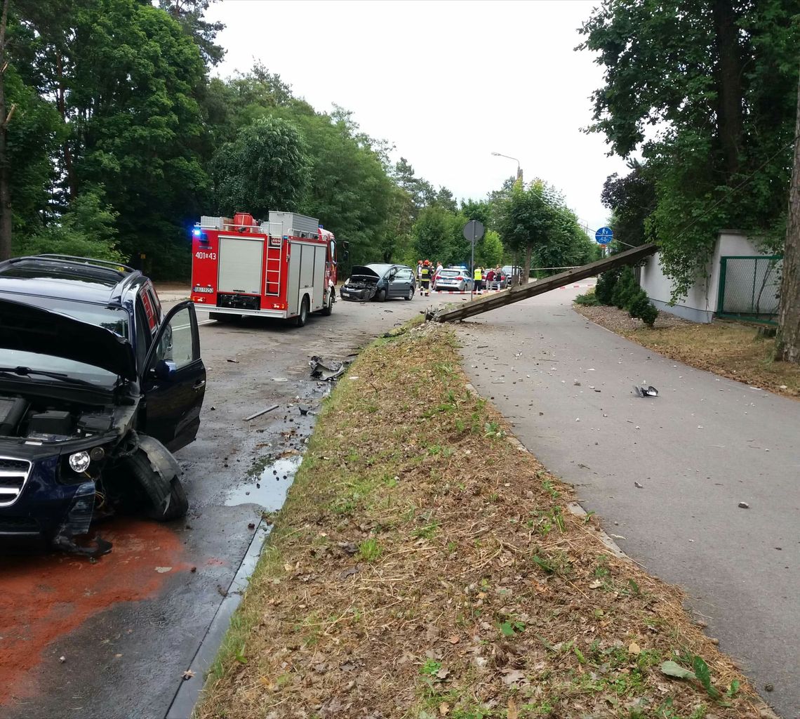 Wypadek na ulicy Turystycznej 