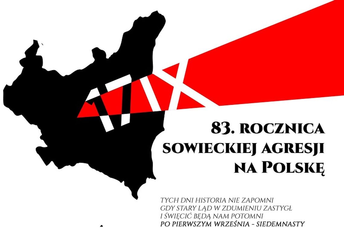 Zaproszenie na obchody 83. rocznicy Sowieckiej Agresji na Polskę 