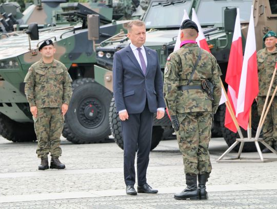 Minister Błaszczak w Augustowie.