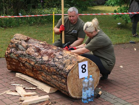 Dzianie kłody bartnej