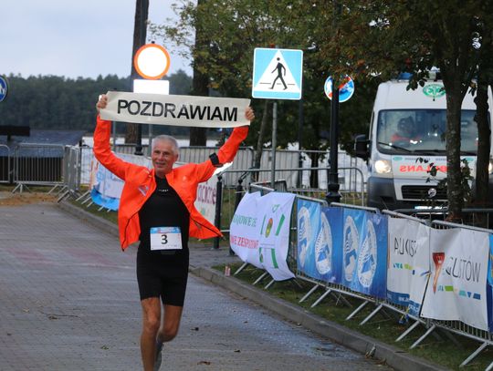 Uczestnik Półmaratonu Augustowskiego