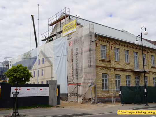 Trwają prace remontowe w "Domu Turka". Potrwają do końca września.