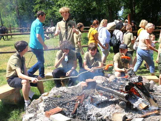 Harcerze z Hufca ZHP Augustów.