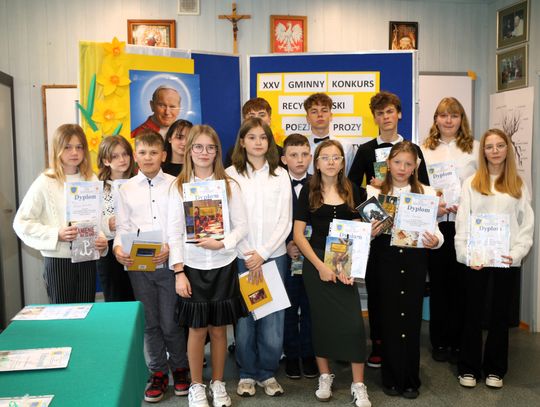XXV Gminny Konkurs Recytatorski w Żarnowie - Poezji Karola Wojtyły, Świętego Jana Pawła II