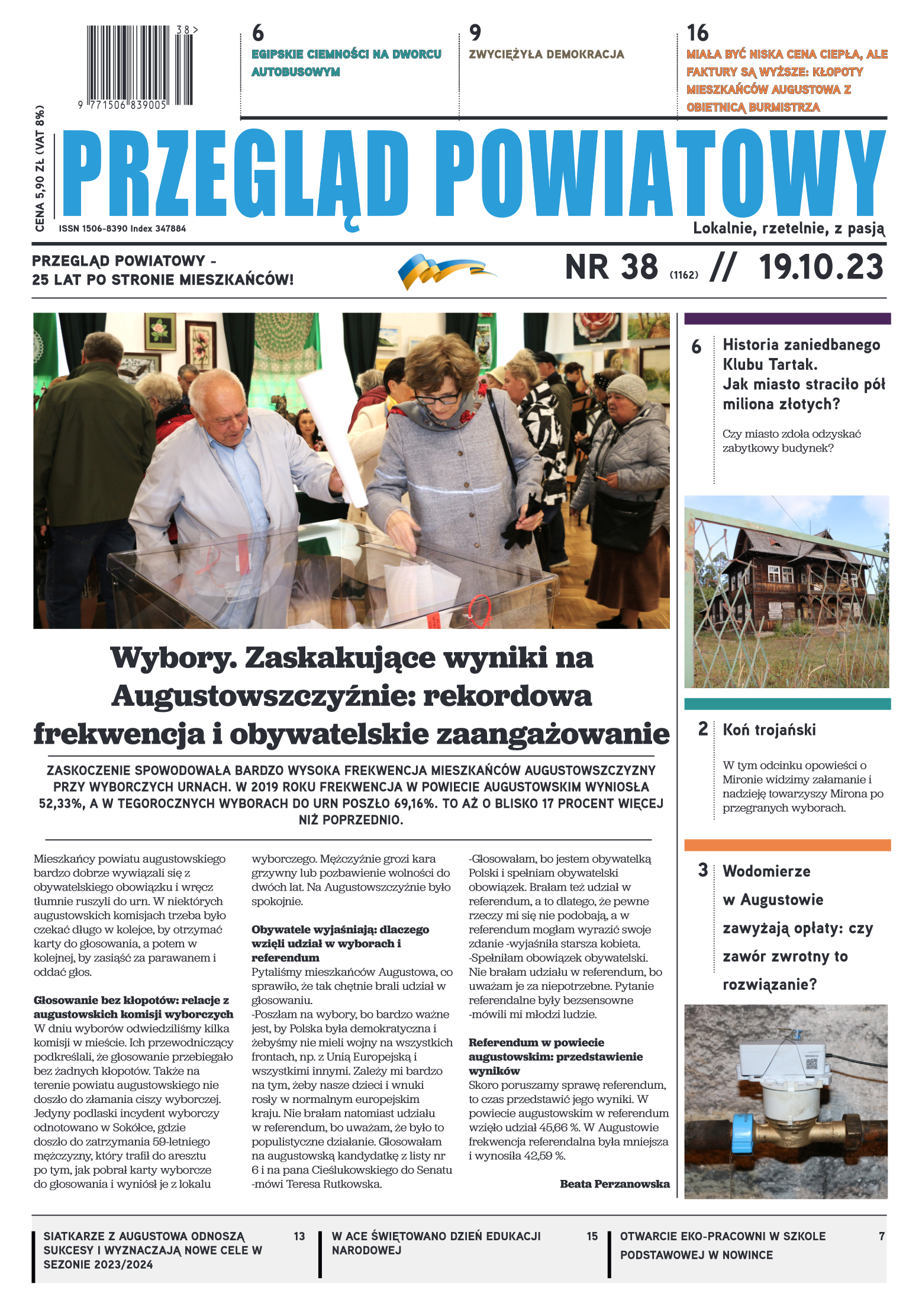 Wydanie Przeglądu Powiatowego nr 38/1162 z 19-10-2 - strona 1