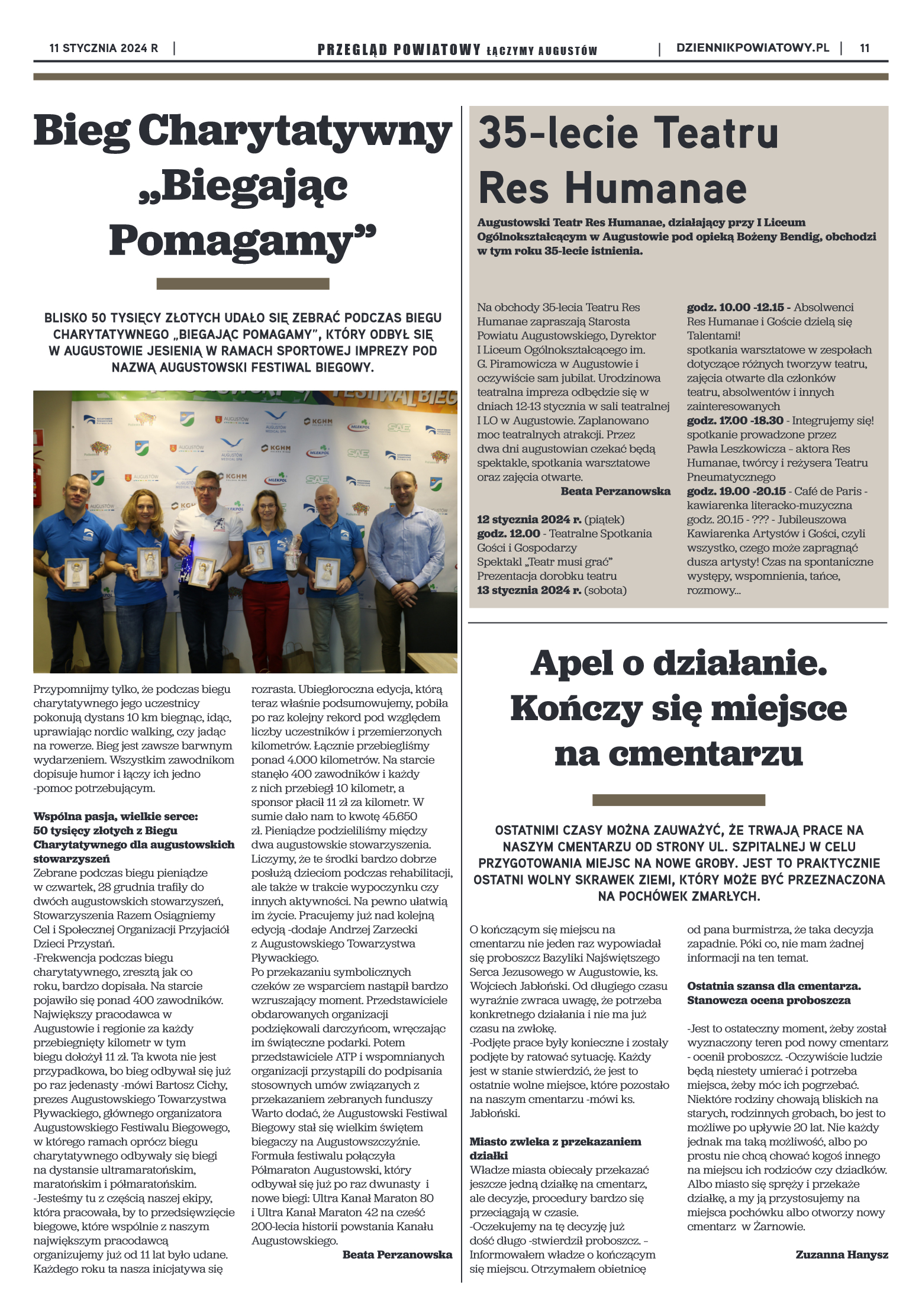 Wydanie Przeglądu Powiatowego nr 1/1172 z 11-01-20 - strona 11